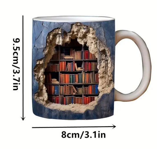 Book Room Burst Mug